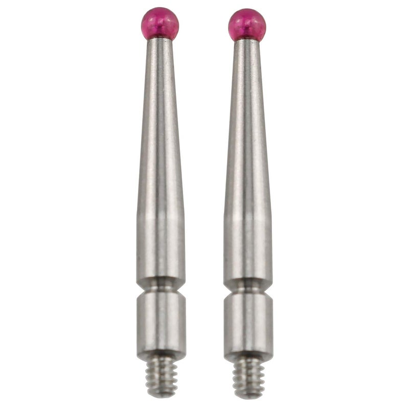 Eoutstanding Contact Point 2PCS Ruby Tip Contact Point for Dial Test Indicator (M1.6xD2.0xL20.9) - Image 1
